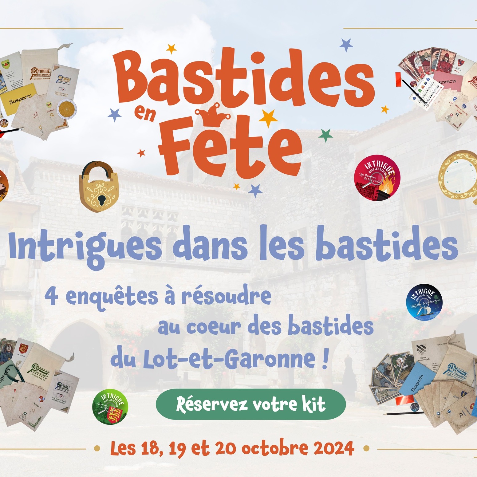 Bastides en fêteintrigue