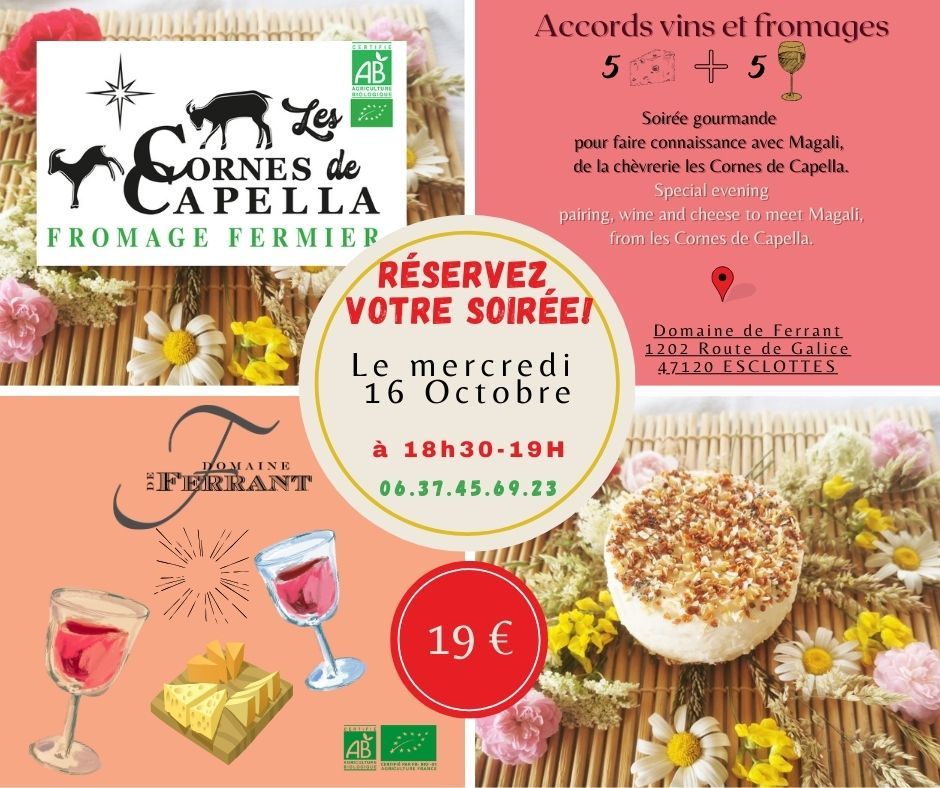 SOIREE AVEC CHEVRERIE CORNES DE CAPELLA