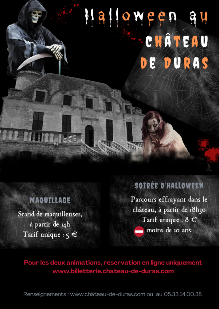 Soirée dhalloween château duras 2024réduit