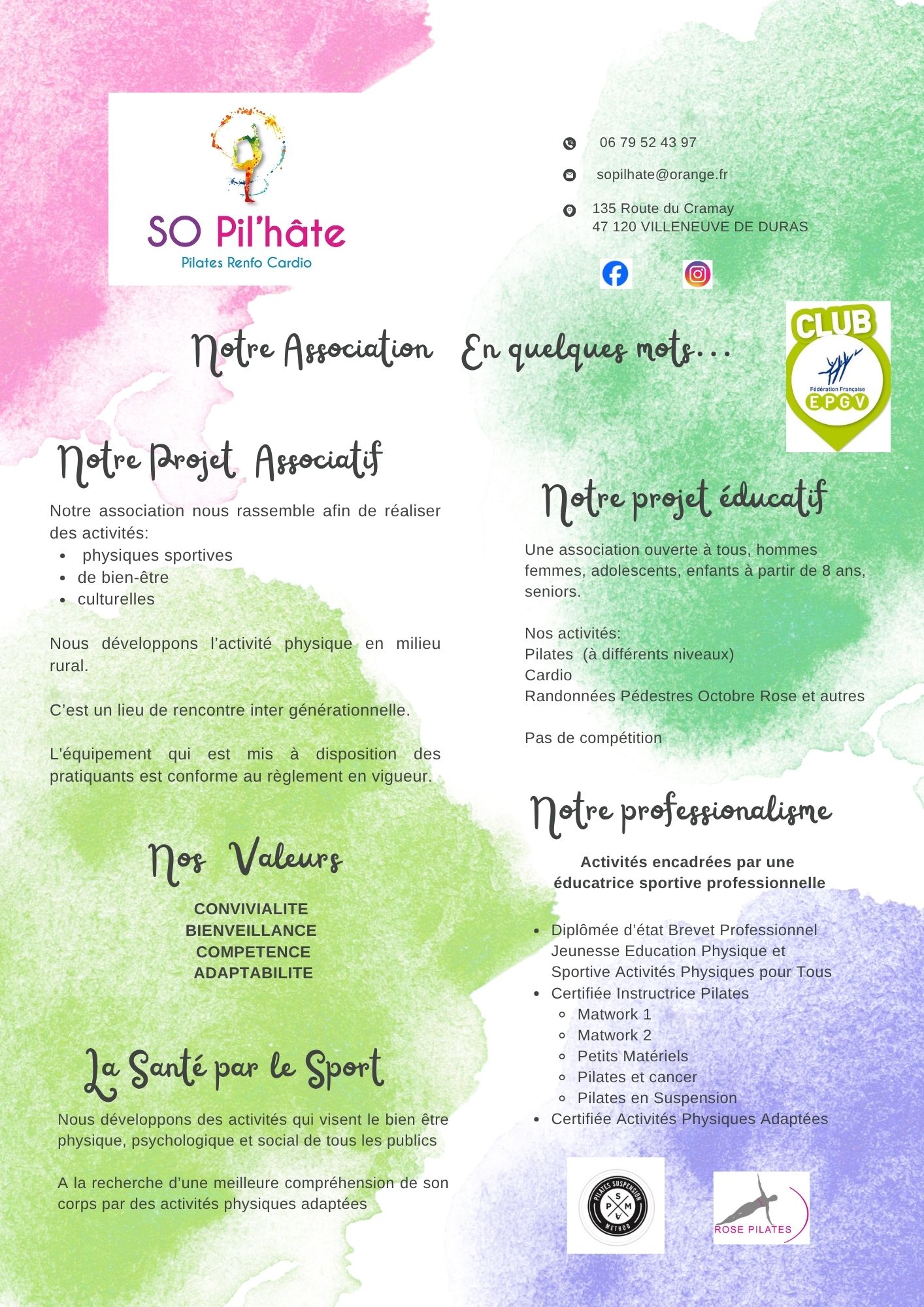 PROJET ASSOCIATIF SO PILHâte