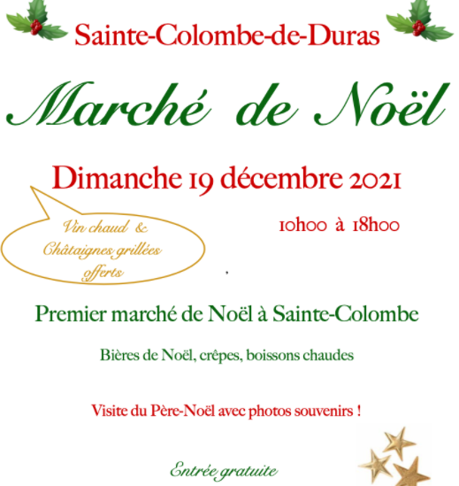 Marché de Noël Sainte Colombe