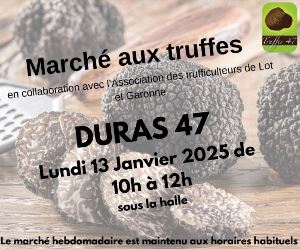 Les marchés... Aux truffes pour 2025...