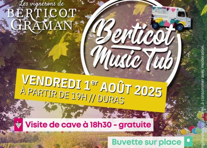 image de Berticot Music Tub : Soirée musicale dans les Jardins de Berticot