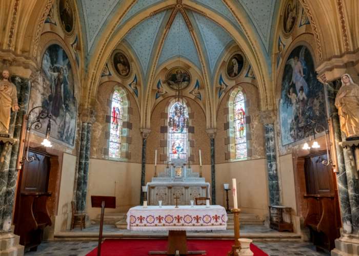 image de Eglise Notre Dame et peintures de Giovanni Masutti à Baleyssagues