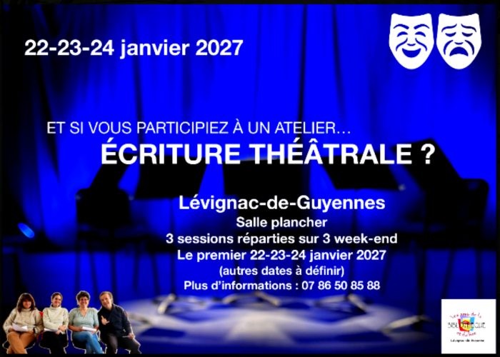 image de Atelier d'écriture théatrale