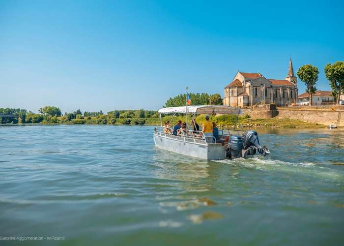 image de Les Bateaux de Garonne : Balade découverte La Couthuraine