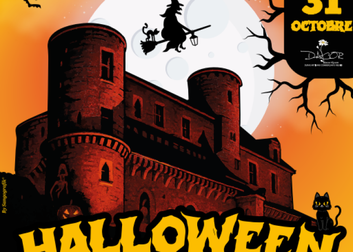 image de Halloween dans le village de Duras