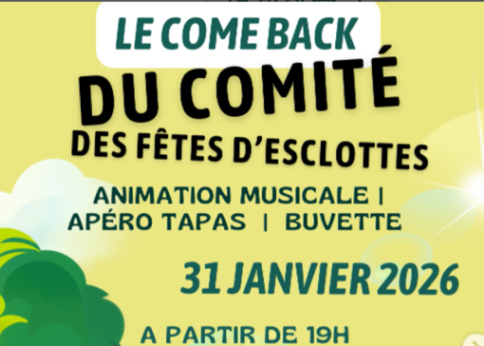 image de Le Come Back du comité des fêtes d'Esclottes