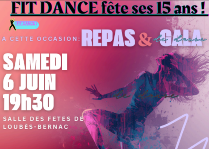 image de Fit Dance fête ses 15 ans Repas et Gala de Dance
