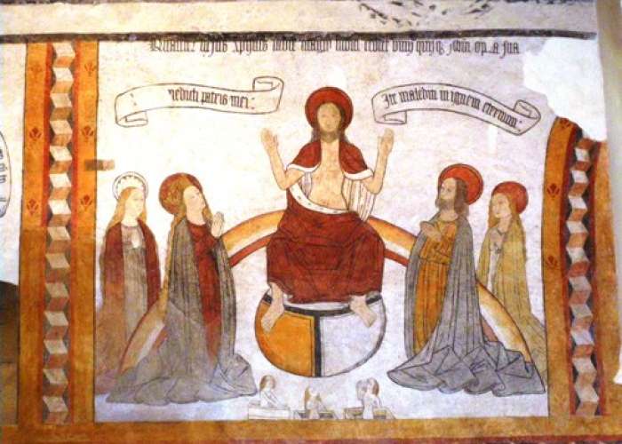 image de Les fresques de l'église Saint-Eutrope