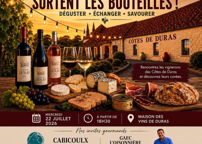 image de Les vignerons sortent les bouteilles