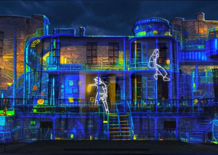 image de Spectacle - projection en 4D sons et lumières sur le Château de Duras