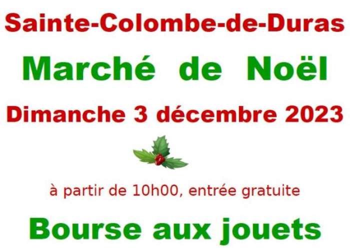 image de Marché de Noël et bourse aux jouets à Sainte Colombe de Duras