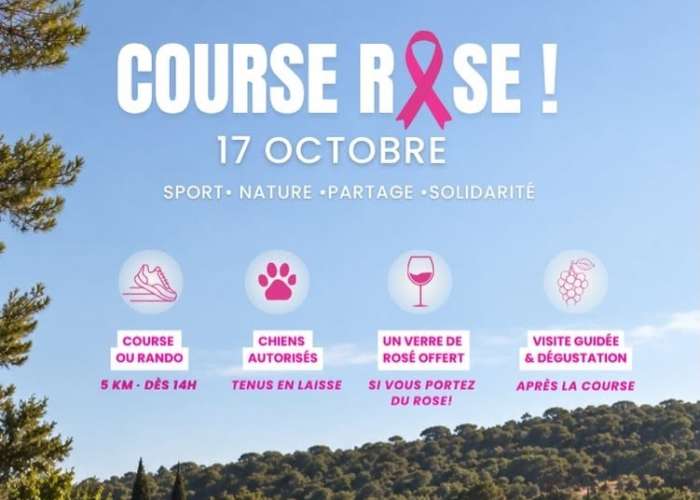 image de Course Rose pour Octobre Rose au Domaine du Grand Mayne