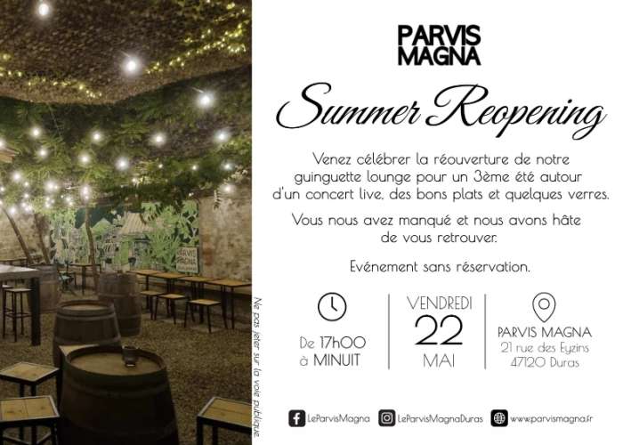 image de Le Parvis Magna Summer Reopening