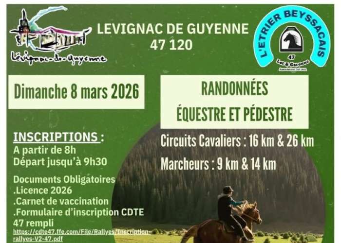 image de Randonnées équestre et pédestre