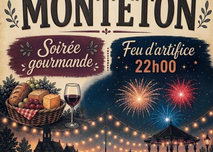image de Soirée Gourmande à Monteton Mayade et feu d'artifice !