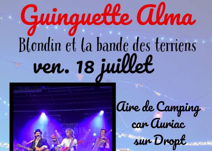 image de Blondin et la bande des terriens à la guinguette Alma