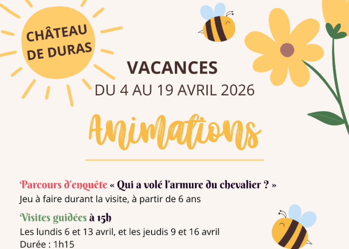 image de Vacances d'Avril au Château de Duras