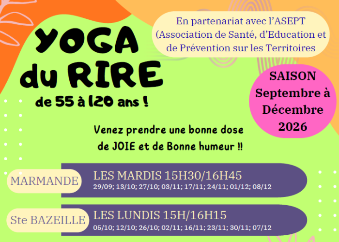 image de Ateliers Yoga du rire